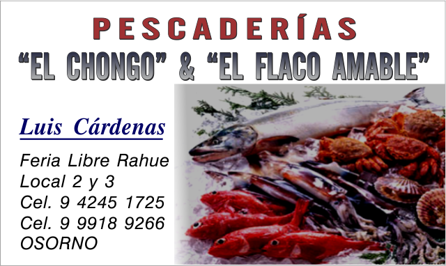PESCADERÍA EL CHONGO: Pescados y Mariscos Premium